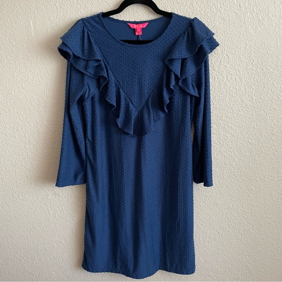 NWT Lilly Pulitzer Pheby Ruffle Swiss Dot Dress - Picture 3 of 8